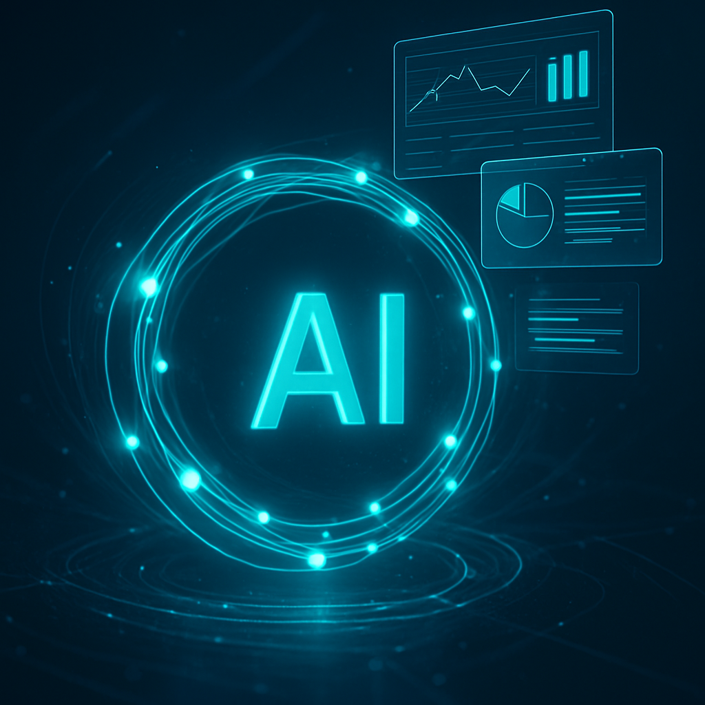 Visualization of Adakors's continuous operating system wiring AI, real-time data, and human judgment into feedback loops.